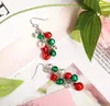 Kobiety Boże Narodzenie Dzwony Tassel Kolczyki Spadek Kolczyki Jingle Bell Dynda Kolczyk Boże Narodzenie Ball Eardrop For Girl Cute Biżuteria Xmas Party Prezent