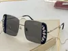 56vso occhiali da sole da sole telaio in metallo gamba gamba occhiali da sole tendenza vetri nobili con box345k di alta qualità
