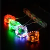 1m 2m 3m 30LEDS STARRY STRING Battery Lights Fairy Micro LED Transparent Copper Wire for Party Christmas Wedding 9 Colors