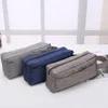 Accord direct de cordonnier Logo personnalisé Sac cosmétique Tissu lavé Sport de plein air Sac à main à fermeture éclair Mode Sac de rangement en gros Sac de lavage