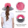 Upf 50+ Sun Hat Bucket Summer Men Women Fishing Boonie Brim UV Wide Hat Protection Sun Outdoor Randonnée Long Long Bob G2P91