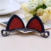 Epecket DHL free ship Autumn and winter stereo ears girls hairpin shiny baby hairpin DAFJ052 jewelry Hair Clips & Barrettes