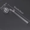 Cachimbos 6.1Inch Limpar pirex de vidro queimador de óleo Tubo de Vidro Grosso Mão tubo com Acessórios Radom Colorido Balancer água Tubulação de fumo