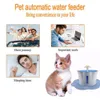 26L Haustier Automatischer Wasserspender Hund Katze Haustier Stummschalter Feeder Schüssel Haustier Trinkbrunnen Spender Blau Y2009175705552