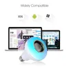 Ny E27 SMART LED Music Bulb Colorful RGB Wireless Bluetooth Speakers Lamp Music Spelar Dimble Music Player O med Remote Control7355908