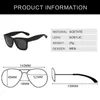Высококачественные квадратные солнцезащитные очки мужчины дизайн бренда винтажные ретро -вождение солнце