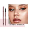 Vloeibare Eyeliner Super Waterproof Make-up Voor Vrouw Eyeliner Feutre Zwart Bruin Langdurige Eyeliner Potlood Cosmetica5862377