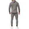 Männer Sportswear Zwei Stück Set männer Casual Mit Kapuze Sport Tragen Männer der Trainingsanzug Training Schweiß Anzug Männer Track Anzug # g3