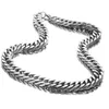 15mm 16'' - 40'' Inches Customize Length Mens High Quality Stainless Steel Necklace Curb Cuban Link Chain Fashion Jewelry