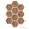 Vattentät Badrumsgolv Klistermärken, Peel Stick Självhäftande Golvplattor, Kök Living Room Decor Non Slip Hexagon Decals1