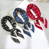 Polka Dot Daily Women Square Sciarpe Casual Cameriere Ufficio Elegante Regalo Morbido Liscio Incontri Collo Anello Fashion Hotel Party Chiffon