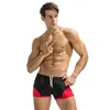 Мода марка мужчины купальниках Boxer человек Sexy Slim Fit плавать Boxer шорты творческий Купальники Майо De Bain купальный костюм Горячая продажа