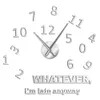 Uhr, Wohnzimmer, Wandgeschenke, inspirierende Wanduhr, Kunst, Wandnummern, Zitat, groß, „Im Whatever“, Diy Procrastinators Late xVN7909226