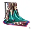 New Retro Brand Women Silk Scarf Bandana Fashion Bohemian Cashew Pattern Large Square Scarves Hijab Ladies Wrap Headband T2009104372298