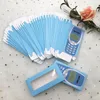 Boîtes de téléphone portable vides en papier souple pour 100% vrais cils de vison bande d'emballage de logo privé personnalisé faux vendeur de cils