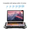 Laptop Cooling Pads Cooler Pad Holder Gaming With Six Fan And 2 USB Ports For 11-17inch Stand Notebook Support1