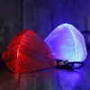 Masque Rave LED 7 couleurs, lumière lumineuse pour hommes et femmes, masque facial, fête musicale, noël, Halloween, lumineux, Masks8740138