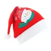 Cappello da Babbo Natale con fiocco di neve per adulti Cappello in velluto oro rosso Cappello da festa di Natale in flanella di stoffa spazzolata oro blu