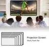 Projeksiyon Ekranları Taşınabilir 16: 9 4 K Projektör Ekran Kapalı Proyector Film Ev Sinema Damlası için Pantalla 1