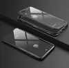 Magnetisk Adsorption ShockoProof Metal Bumper Case Anti Spy Privacy Tempered Glass Screen Protector för iPhone 7/8 Plus SE 2020 iPhone 6 6s