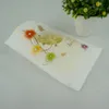윈도우와 흰색 투명 꽃 인쇄 애 가방 스탠드, 100PCS 상임 플라스틱 파우치는 다시 봉합, 초콜릿 식품 포장 우편 번호