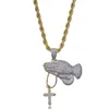 Hip Hop Halskette Iced Out betende Hand Anhänger Halskette mit Herren/Damen Gold Silber Farbe Kette Charm Schmuck für Geschenke17793301