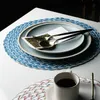 Placemat Pad Coasters Kitchen Tafel Matten PP Breien Bowl Mats Padding Mat Isolatie Pad Round Placemats Handgemaakt