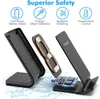 Suporte Carregador sem fio 15W Qi Para Huawei P30 Samsung S20 S10 S9 Tipo C USB rápido carregamento Dock Station