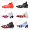 2020 estilos Mens Messi Predators Mutador 20 FG Sapatos de Futebol Preto Branco Ativo Botas de Futebol Vermelho Novos sapatos de futebol