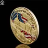 10 pz 44esimo Presidente USA Barack Obama Colore Inaugurale Placcato Oro 24K Sfida Art Coin Collezionismo Gifts4593889