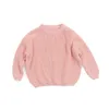 Pullover 1-5Y Baby Basic Sweater Crewneck Dikke Kids Slouchy Soft Wol Kleding voor Jongens Meisjes Herfst Winter Sweaters Hooded Top1