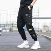 Fashion-Designer Streetwear Mens Multi Fickor Cargo Harem Byxor Hip Hop Casual Male Track Byxor Joggare Byxor Mode harajuku Män Pant