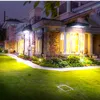 Le più recenti lampade solari a 48 LED 1000LM Sensore di movimento PIR 6 modalità di lavoro Lampada da giardino a luce solare per esterni per cortile Patio Giardino Balcone