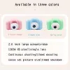 Toys Mini Camera 2 tum HD -skärm Chargable Digital Kids Cartoon Cute Toys Outdoor Photography Props for Child Birthday Present