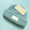 Schattige kinderen beanie eenvoudige ontwerper baby schedel petten 5 kleuren merk kinderen gebreide hoeden groothandel 50g