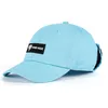 4 Cores 2021 Novo Bonito Piloto Coreano Bonés Bonés Bonés Criativos Chapéu Cool com Óculos De Algodão Moda Snapback Hip-Hop Cap Bonés Atacado