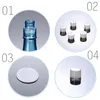 Plastic Cosmetic Bottles Containers 150ml Lotion Toner Essence Transparent Bottle Packing Bottles Makeup Storage Jars HHB618