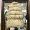 Parkas en duvet pour femmes veste d'hiver femmes gilet duvet de canard blanc grande taille épais chaud sans manches vêtements d'extérieur femme Parka décontracté