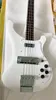 Rara 4 Cuerdas 4001 V63 1998 Snowglo trans baja blanco estéreo ric bajos 4003 de China de la guitarra eléctrica