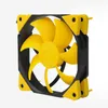 Fans & Coolings Cool Yellow F123 Computer Case 12 V Power Supply Fan Ultra-quiet Cm Cooling Hydraulic Bearing Speed 1200 Super Mute1