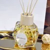 Luxury Stocked Eco-Friendly Feature and Liquid Shape Polygonal glass bottle sweet smell reed diffuser Decoration Rattan Sticks Purifying V2