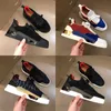 Designer Mens Red Bottoms Skate schoenen Studded Spike Bottom Luxury Man Flats Daily Casual Skateboarding Sneakers luxe tennisschoen Maat 38-45