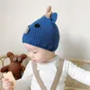 M268 ny höst vinter baby barn stickad hatt katoon hjort kepsar mössor pojkar tjejer barn knit cap varm hattar