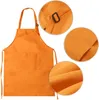 Crianças bolso frontal babador avental criança meninos meninas avental cozinha criança artesanato crianças criança pintura cozinhar bebê pinafore246w