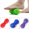 1 PC forme d'arachide Massage Yoga balle de Fitness soulager le Stress pelote masaje pied Spiky Muscle masseur balle balle de Massage des pieds