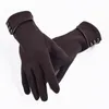 Gants sans doigts femmes hommes écran tactile hiver automne chaud poignet mitaines conduite Ski coupe-vent gant Luvas Guantes Handschoenen1