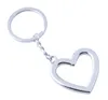 Novelty Zinc Alloy Heart Shape Keychains Metal Keyrings For Lovers