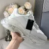 Paris Clear Sole Casual Skor Crystal Bottom Triple-S Fritid Dad Sneakers Plattform Triple S Sneakers för män Kvinnor Chaussures Trainer