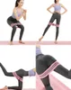 150lbs 3Pcs / Set ajustáveis ​​faixas da resistência Cotton Rubber Bands Yoga Expander Elastic Hip loop para fitness Pilates Equipamentos Exercício