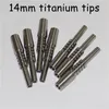 14mm Titanium Tip Nectar Tip Titanium Nail Man Foint Micro Kit Inverterade naglar Längd 40mm Ti Nagelspetsar Hookah